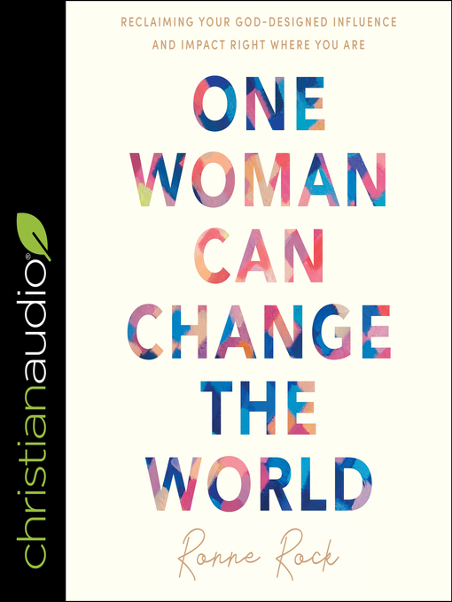 Title details for One Woman Can Change the World by Ronne Rock - Wait list